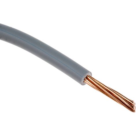 RS PRO Conduit, section: 2,5 mm², 750 V Gris H07Z-R 6491B ( Prix pour Bobine de 100 Mètres ) (1/2)
