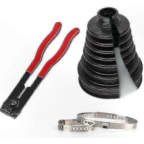 Kit de cache-poussière flexible en caoutchouc pour joint CV, adapté aux cache-poussière situés à l'extérieur des arbres de transmission, facile à installer, taille universelle 21.