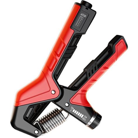 Fortalecedor de agarre manual - herramienta ergonómica antideslizante - portátil para fortalecer las manos - entrenamiento muscular - diseño de agarre con resorte - para gimnasio, fitness y escalada (1/4)