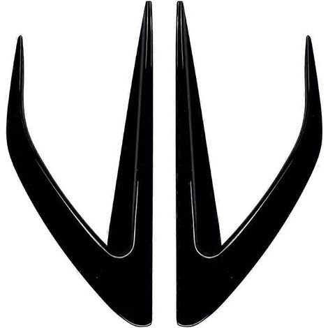Garniture de pare-chocs avant et arrière, déflecteur de vent, garniture de phares antibrouillard pour MX-5 Miata ND 2016+ Accessoires auto (Noir) (1/5)