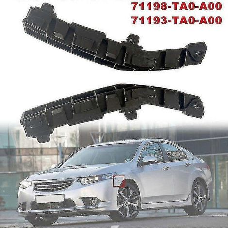 Paar vordere Stoßstangenhalterungen, links und rechts, Querträgerbefestigung, Kühlergrillführung, Montagehalterung für Honda Accord 2008 2009 2011 2012 71193