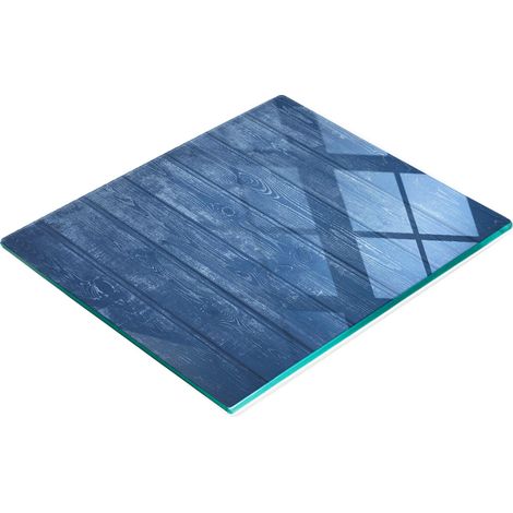 Planche à apéritif décorative en verre et bois 60 x 52 cm (1/5)