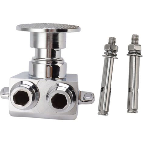 Eosnow Valve à pédale en cuivre, ensemble d'eau sans contact pour robinet de lavabo, robinet de salle de bains (1/4)