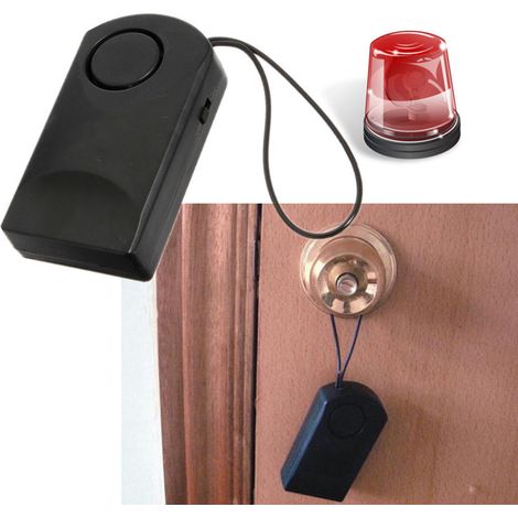 Theft alarm system with person detection, theft alarm system with door handle contact detection, touch alarm (1/4)