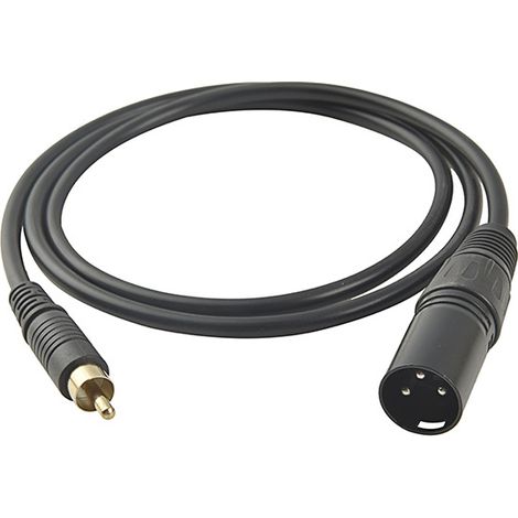 3-adriges RCA-auf-XLR-Stecker-Audiokabel, RCA-auf-XLR-Adapter, Audio-Adapterkabel für Mischpult an Verstärker/Lautsprecher (1/5)