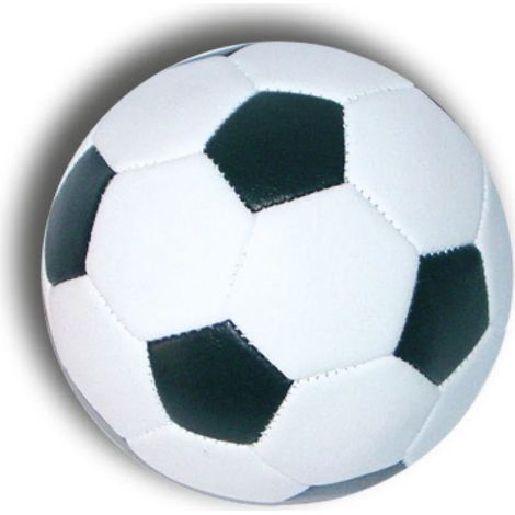 Set 12 pezzi Palla Calcio Soft B/Neromm.90