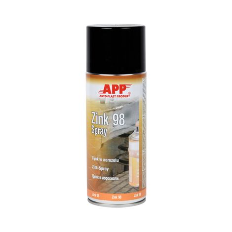 Vernis - APP Zink 98 - Protection cathodique - Séchage rapide - Plus de 90% de zinc