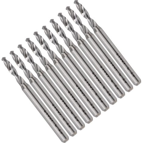 10 Fraises en Carbure de Tungstène 3.175mm pour Gravure PCB et Usinage Industriel (1/5)