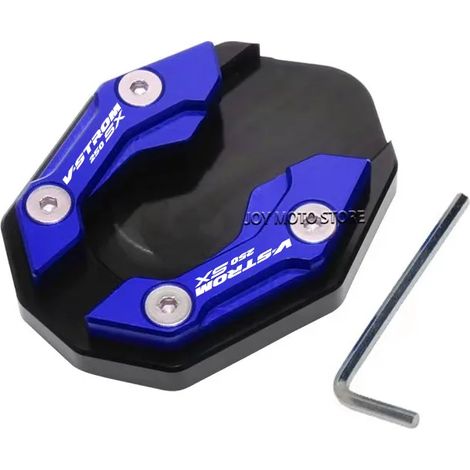 (D) Compatible avec Vstorm250sx vstorm250sx dl 250 250 sx dl 250 Béquille latérale de moto, extension de béquille, plaque de support maxpower (1/4)