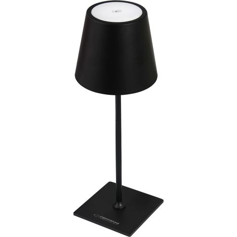 Esperanza ELD119K lámpara de escritorio LED negra moderna