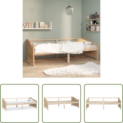 Sofa -  Tagesbett 3-Sitzer Massivholz Kiefer 90x200 cm (1/5)