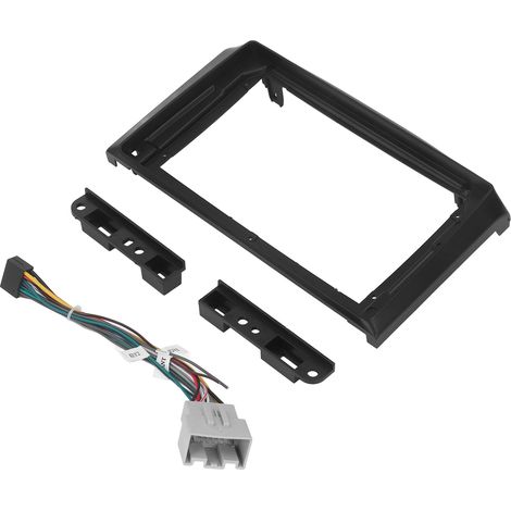 Cadre de tableau de bord pour autoradio GPS, kit ABS sans soudure, remplacement compatible Aveo 2007-2011, panneau de console centrale, garniture intérieure, 1 pièce. (1/5)