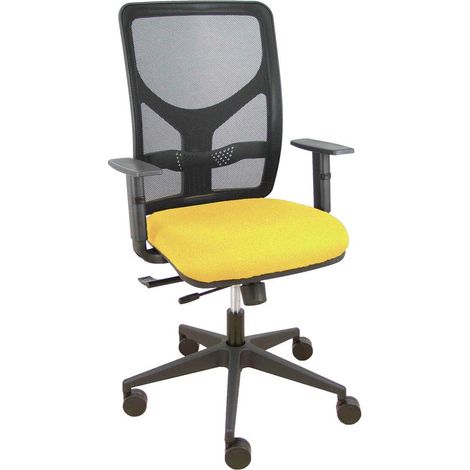 piqueras-y-crespo Motilla silla de oficina amarilla ergonómica