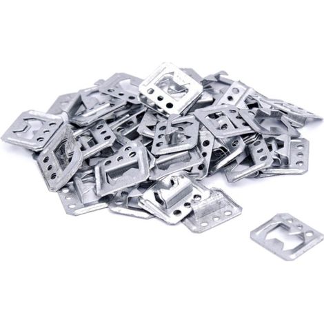 Clips de panneau 2,5 pouces, paquet de 100 pièces