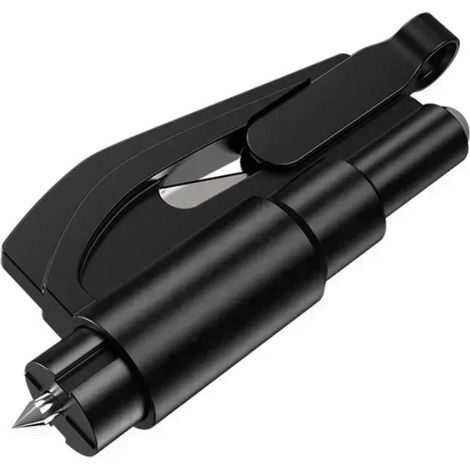 Martello di sicurezza, kit di pronto soccorso per auto, coltellino portachiavi - AquaForge (1/5)