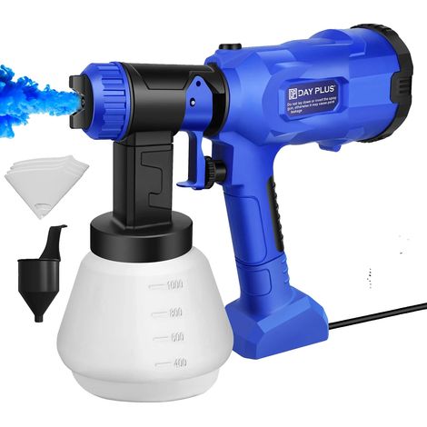 Pistolet à Peinture Électrique, 3 Modes de Pulvérisation, Capacité de 1000 ml, Pistolet à peinture (1/2)