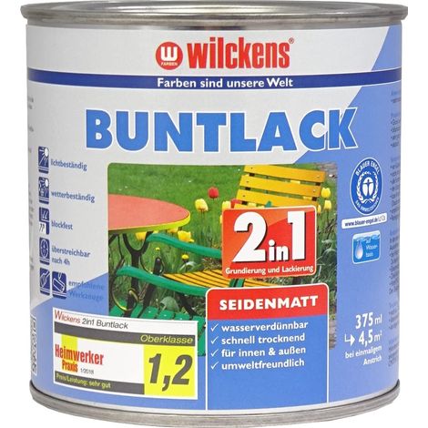 Wilckens 2 in1 Smalto Colorato opaco, RAL 7035 Grigio Chiaro, 375 ML 12473500030 (1/4)