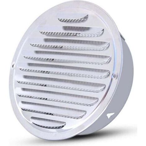 Ulisem Promotion Grille D'Aération - Ronde Grille D’Aération,Acier Inoxydable Grille D'Aération Trou,Ventilation Avec Filet, Rond Grille D'Aération De Tuyau D'Échappement,Convient pour une ouverture d (1/4)