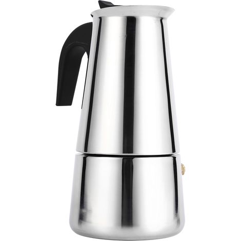 Cafetière Italienne en Acier Inoxydable 300ml pour Cuisinière Maison Bureau