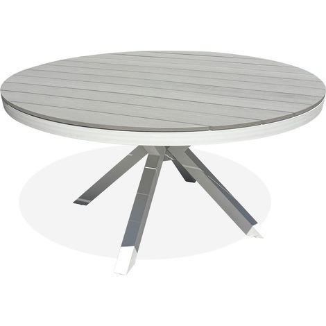 ELBA - Tavolo da giardino a 6 posti - Bianco - REMARQUABLE