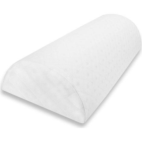 Coussin sous Genoux, Long Coussin Genoux Nuit, Mousse à mémoire de Forme, Convient pour Oreiller Cervical, Oreiller Lombaire, Oreiller de Jambe, Oreil