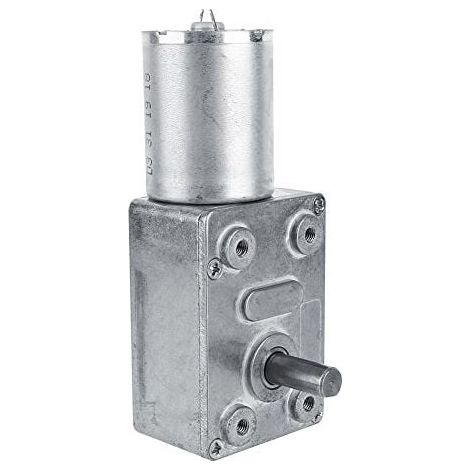 12-V-Gleichstrom-Metallgetriebemotor, Turbo-Schneckengetriebemotor mit hohem Drehmoment (2 U/min) (1/5)