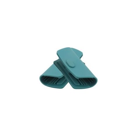 Générique Poignée De Casserole En Fonte Silicone, Lot de 2 Protège-Poignées Anti Brûlures, Manchon Isolant Antidérapant Prolongé de 8,5 cm pour Plat Four Cocotte Plateau Cuisson Poêle