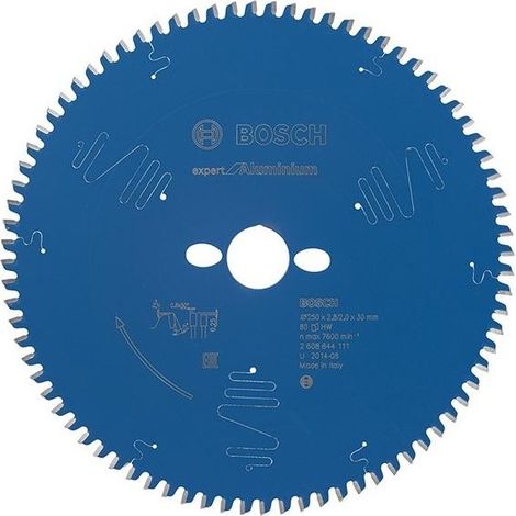 Hoja de sierra circular.Expert Alu250x2,8x30mm Z80 TF-Bosch