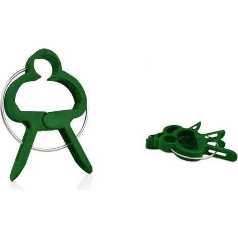 50 große Gartenclips für Tomaten, Rosen, Gurken und Kletterpflanzen – Stabile Clips zur Befestigung von Kletterpflanzen (1/5)