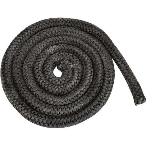 Cordon D Etanchéité - Fibre De Verre - Pour Porte De Cheminée Poêle À Bois - 10 Mm X 2,5 M - 1 Pièce (1/5)