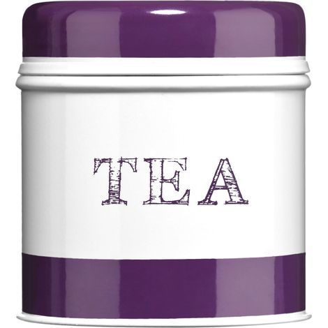 Premier Housewares Purple Band Tea Canister (1/2)