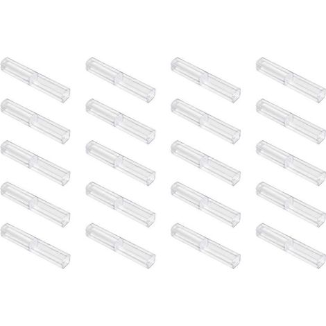 Lot de 20 boîtes cadeaux transparentes en acrylique, étuis à crayons en plastique, étuis pour stylos individuels, étuis pour stylos à bille (1/5)