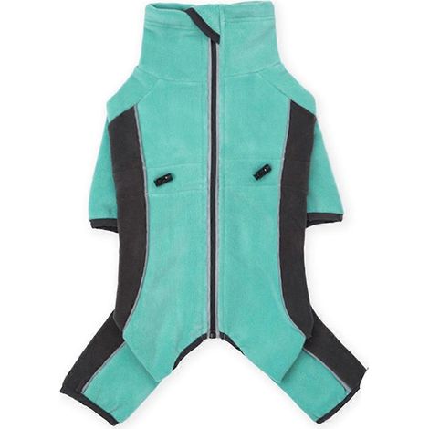 Winter-Hundeoverall, dicker Fleece, warmer Hundeoverall, Größe L