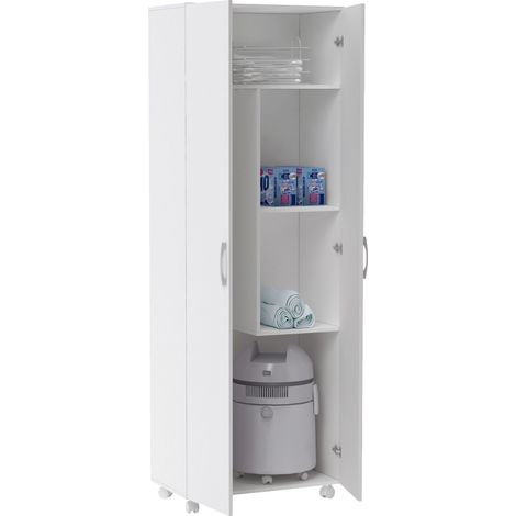 Armario Hogar 2 Puertas 183X72X35Cm Blanco (1/3)