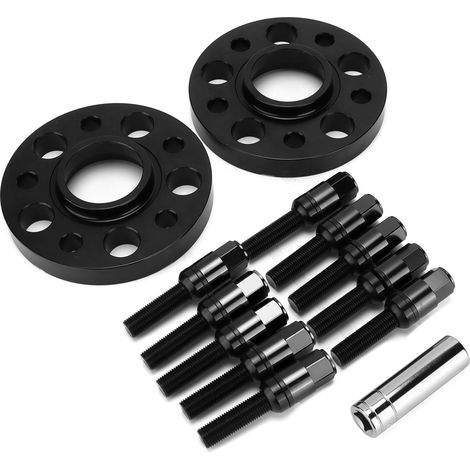 Kit d'entretoises de roue de 20 mm de remplacement pour Mercedes Benz W215 W216 Classe CL CL500 CL600 AMG 2000-2011 (Noir) (1/5)