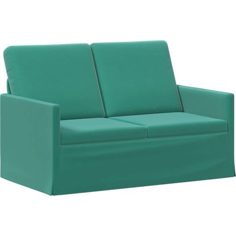 Divano a 2 posti Turchese 130 x 81 x 82 cm Velluto (V) vidaXL (1/5)