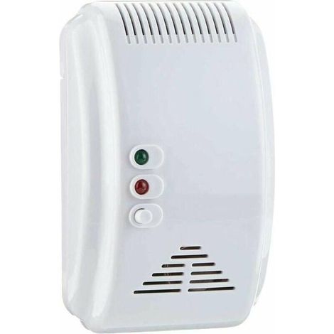 Détecteur gaz naturel et soporifique – 115x75x35 mm, 12V – Blanc – Sécurité (1/3)