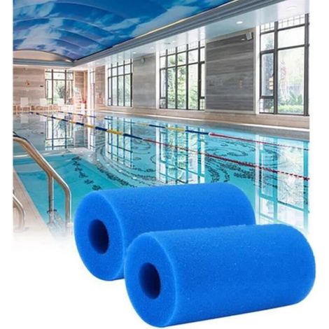 POMPE - GROUPE FILTRANT - BLOC DE FILTRATION Lot de 2 Filtres Eponge pour Intex Type A Outil de Nettoyage Filtre de Piscine (1/4)