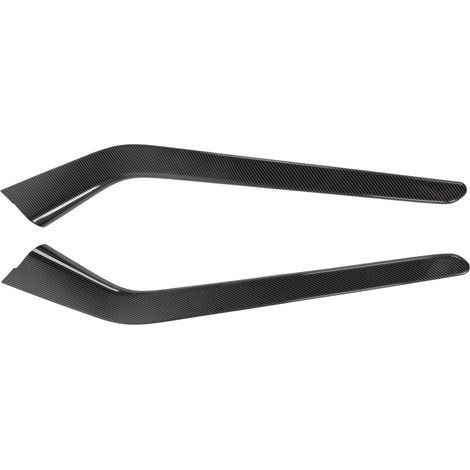 2-teilige Mittelkonsolen-Seitenverkleidung in Carbon-Optik für Tesla Model 3 (2019–2021), Interieur-Dekoration aus Kohlefaser (1/5)