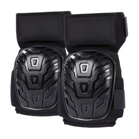Genouillères professionnelles Ulisem pour le travail, rembourrage en mousse durable, avec sangles antidérapantes et clips de fixation faciles pour hommes, femmes, sols (1/3)