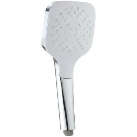 Doccetta Ambra Bathroom Perla Quadra Monofunzione 1 Getto Cromo / Bianca