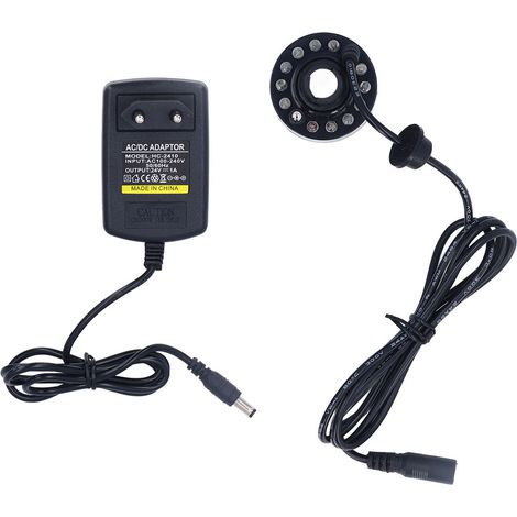 Humidificateur Reptile Mister, brumisateur de réservoir silencieux et efficace professionnel avec lumières LED colorées pour plantes d'intérieur de reptiles, prise ue 100-240V (1/5)