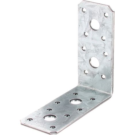 ALBERTS Lot de 6 équerres galvanisé, 90x90x40 mm (1/2)