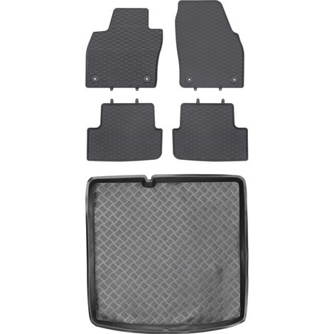 Skoda Fabia III Kombi a partir de 2018 SET - Alfombrillas de goma para coche + alfombrilla para maletero (1/5)