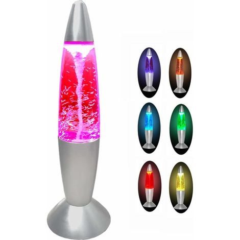 Green Mobility-Tornado Lava Lamp LED Red Pink Purple Blue Multiple Colors Changing for Girls Boys Kids and Adults Cool Lamp Glitter Lava Lamp with USB Cable/Batteries Room Decor for Teen Girls (1/5)
