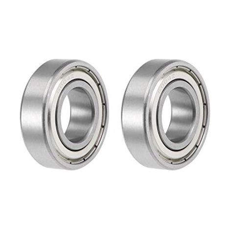 6004ZZ Roulements à Billes à Gorge Profonde Z2 20mm x 42mm x 12mm Double Blindé Acier Carbone 2Pcs (1/5)