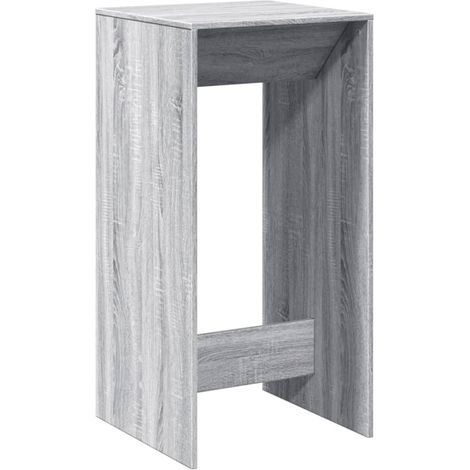 Maison Exclusive - Tavolo da Bar Grigio Sonoma 51x50x103,5 cm in Legno Multistrato