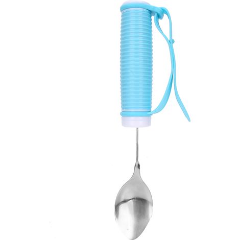 Cuillère antidérapante flexible pour personnes âgées et handicapées, outil d'aide à l'alimentation adapté (1/5)