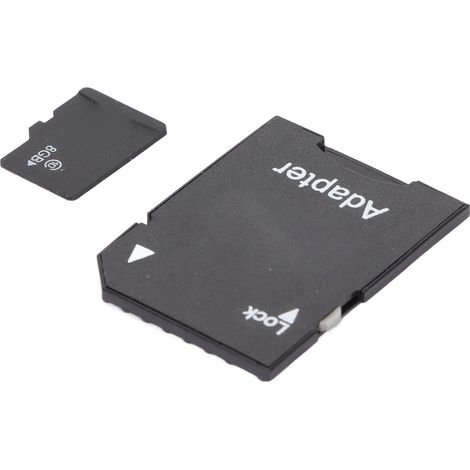 Carte TF 8 Go, puce haute vitesse, étanche, transmission stable, compatible avec les adaptateurs de carte SD pour MP3 et GPS. (1/5)