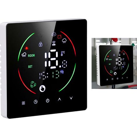 Intelligenter WiFi-Thermostat für Wasser- und elektrische Fußbodenheizung, 3A Graphen-Fußbodenheizung, WiFi-Fernsteuerung über mobile App, AC90-240V. (1/5)